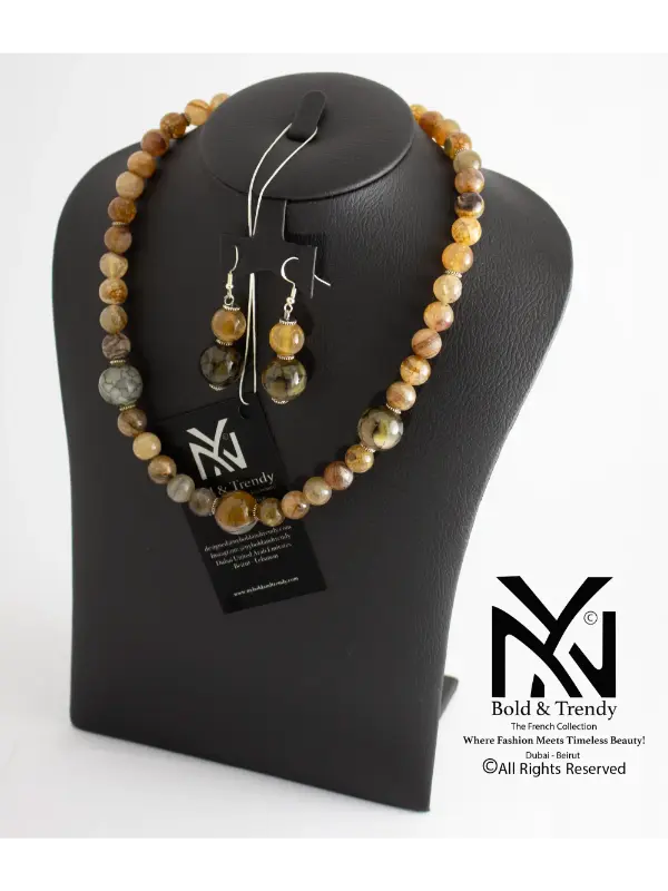 Collier en Agate de Madagascar